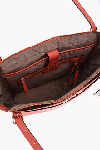 MICHAEL saffiano leather VOYAGER Tote bag