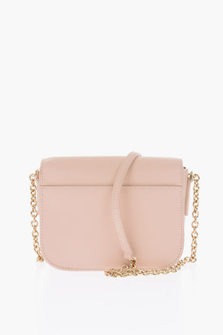 Borsa a tracolla FLOWER TATTOO in pelle 