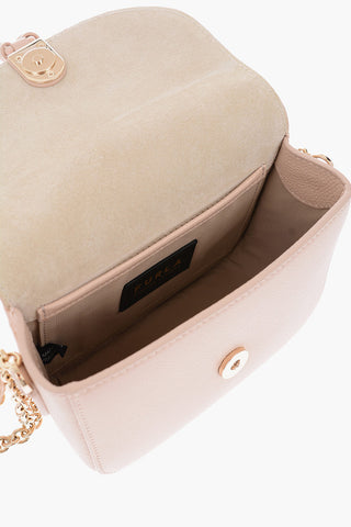 Borsa a tracolla FLOWER TATTOO in pelle 