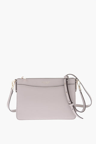 textured leather MARGAUX bag with removable shoulder strap