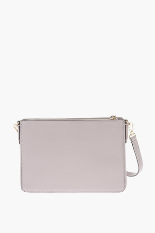 textured leather MARGAUX bag with removable shoulder strap
