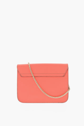 leather METROPOLIS bag with chain shoulder strap