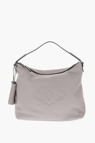 textured leather TAYLOR hobo bag