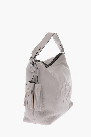textured leather TAYLOR hobo bag