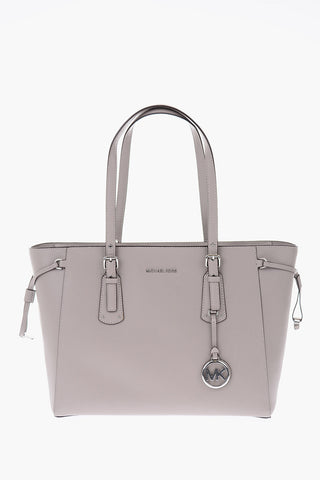MICHAEL crossgrain leather VOYAGER tote bag