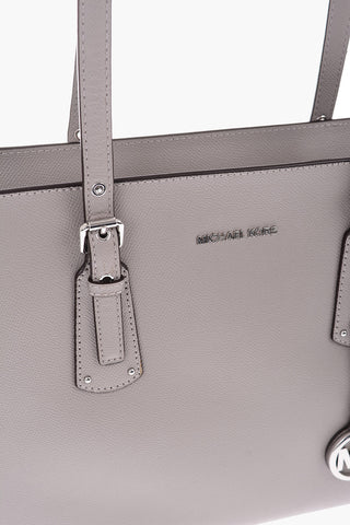 MICHAEL crossgrain leather VOYAGER tote bag