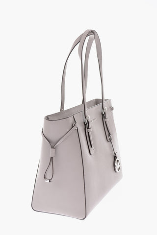 MICHAEL crossgrain leather VOYAGER tote bag