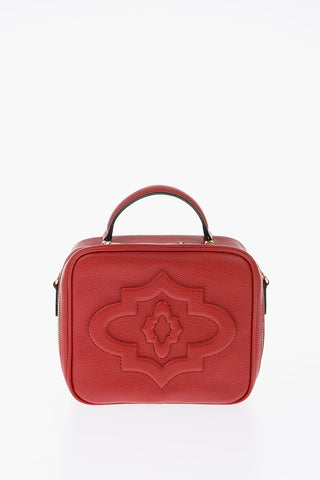 textured leather TAYLOR bag with removable shoulder strap