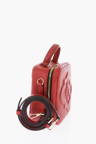 textured leather TAYLOR bag with removable shoulder strap