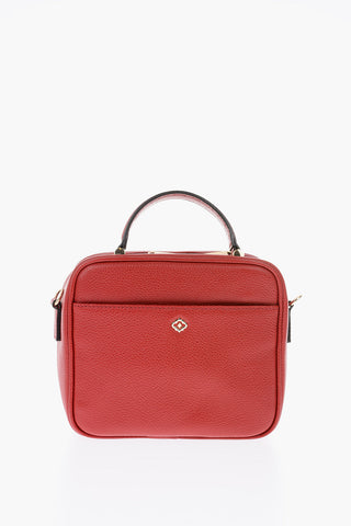 textured leather TAYLOR bag with removable shoulder strap