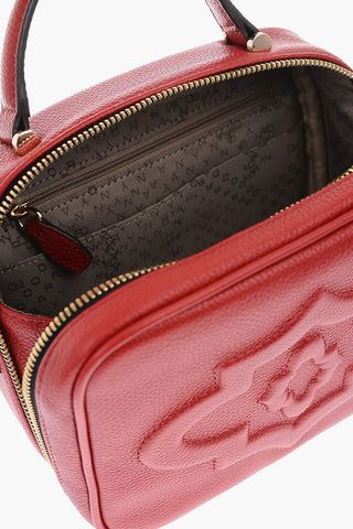 textured leather TAYLOR bag with removable shoulder strap