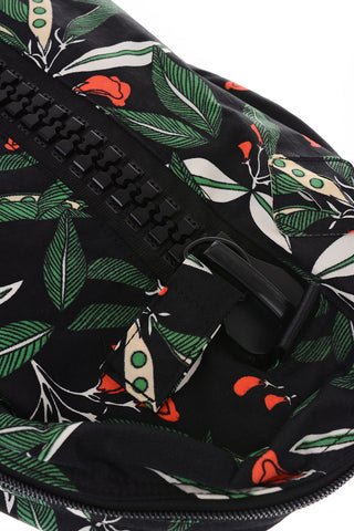 flowers-printed originals backpack with maxi zip
