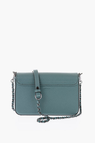 textured leather GERRARD crossbody bag with removable shoulder strap