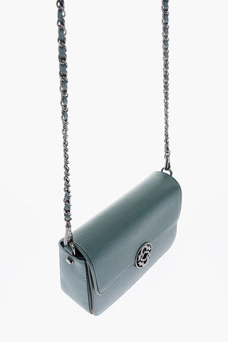 textured leather GERRARD crossbody bag with removable shoulder strap