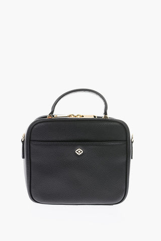 textured leather TAYLOR bag with removable shoulder strap