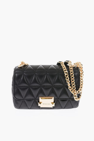 MICHAEL quilted leather SLOAN shoulder bag
