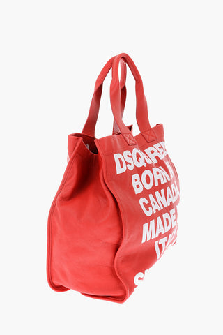 textured leather CANADIAN HERITAGE Tote bag with removable inner clutch