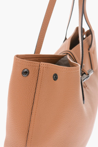 Leather ROSEAU Double Handle Tote Bag