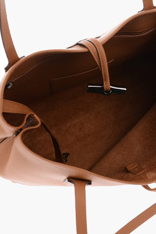 Leather ROSEAU Double Handle Tote Bag