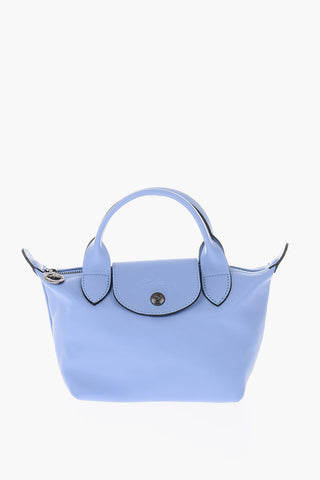 mini borsa a mano in pelle con tracolla removibile