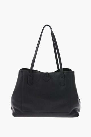 textured leather Tote bag