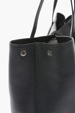 textured leather Tote bag