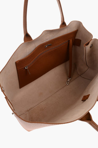 Borsa Tote in pelle martellata