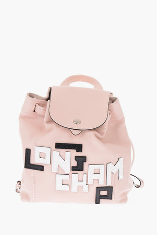 Leather backpack
