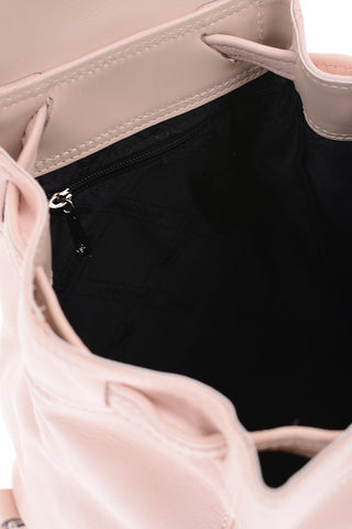 Leather backpack