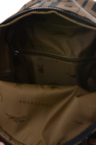 fabric LE PLIAGE LGP backpack with zip closure