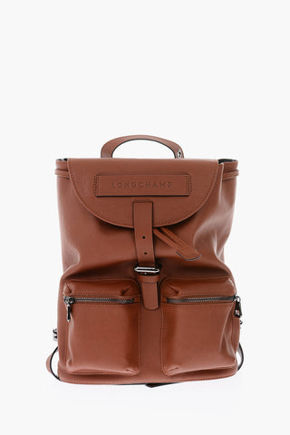 Leather backpack
