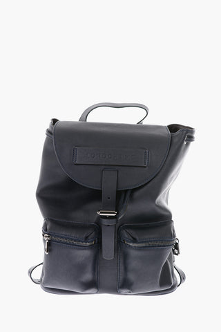 Leather backpack