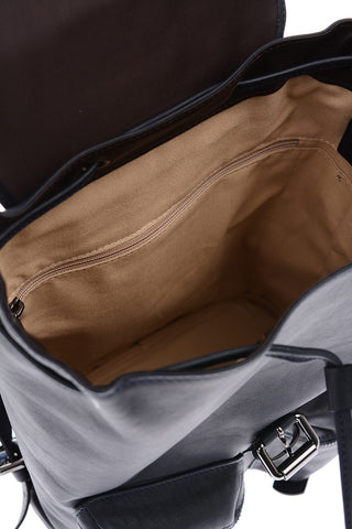 Leather backpack