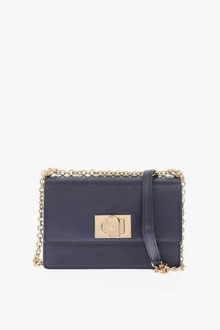 textured leather crossbody bag