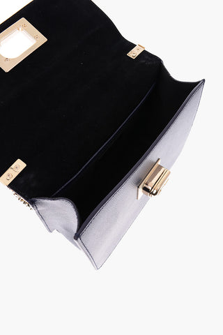 textured leather crossbody bag