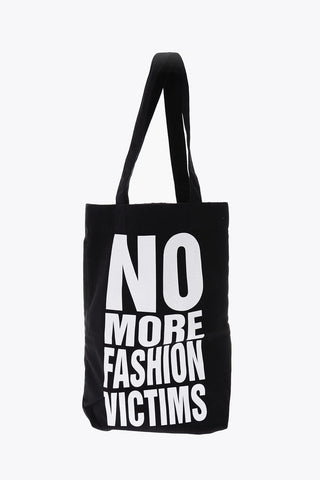Cotton NO MORE FASHION VICTIMS Shopper Bag