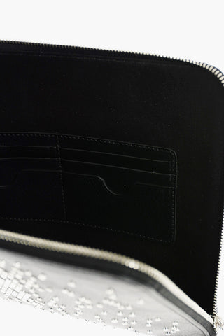 leather studded Skull pouch