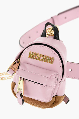 COUTURE! Leather Belt with Pocket Backpack