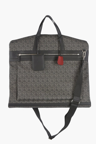 Monogram Coated Cotton Garment Bag with Removable Shoulder Strap