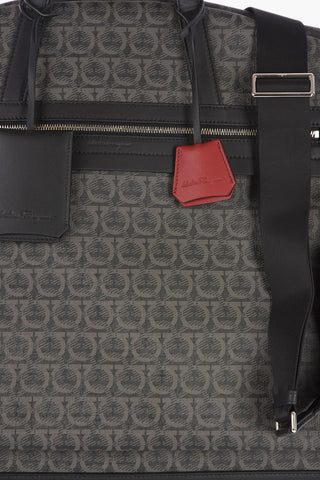 Monogram Coated Cotton Garment Bag with Removable Shoulder Strap