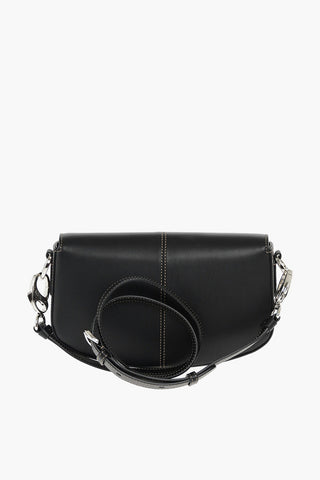 Leather C Shoulder Bag