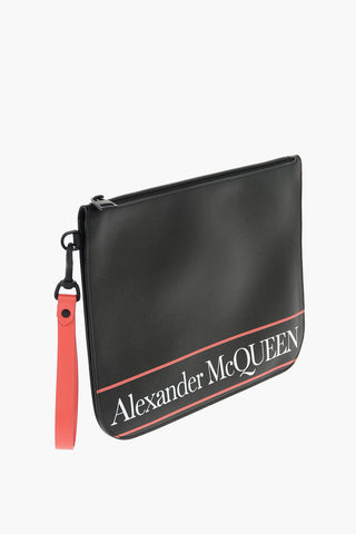 leather pouch with zip closure
