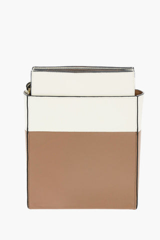 Removable Pouches FILE Leather Shoulder Bag