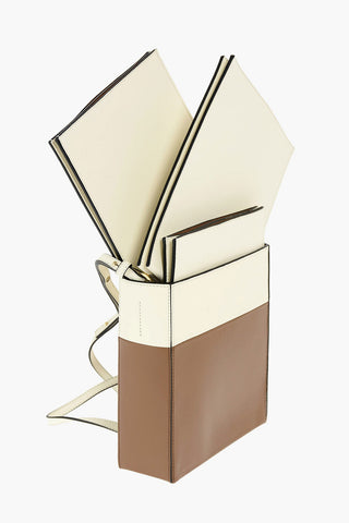 Removable Pouches FILE Leather Shoulder Bag