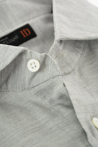 ID Popeline Cotton Shirt with Standard Collar