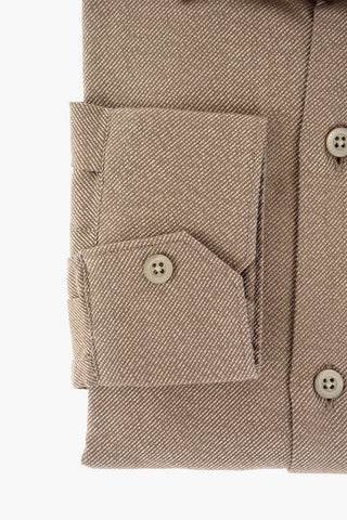 ID SLIM FIT Twill Cotton Shirt