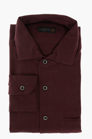 ID Twill Cotton Shirt with Breast-pocket