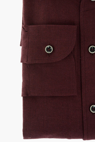 ID Twill Cotton Shirt with Breast-pocket