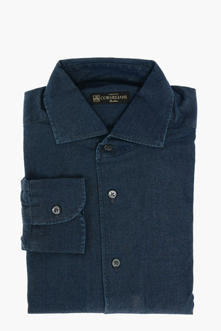 Oxford Cotton Shirt with Standard Collar