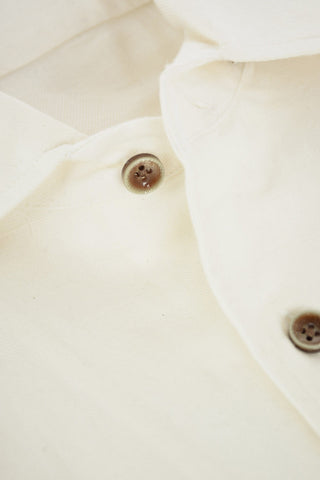 ID Twill Cotton Shirt with Breast-pocket and Embroidered Logo